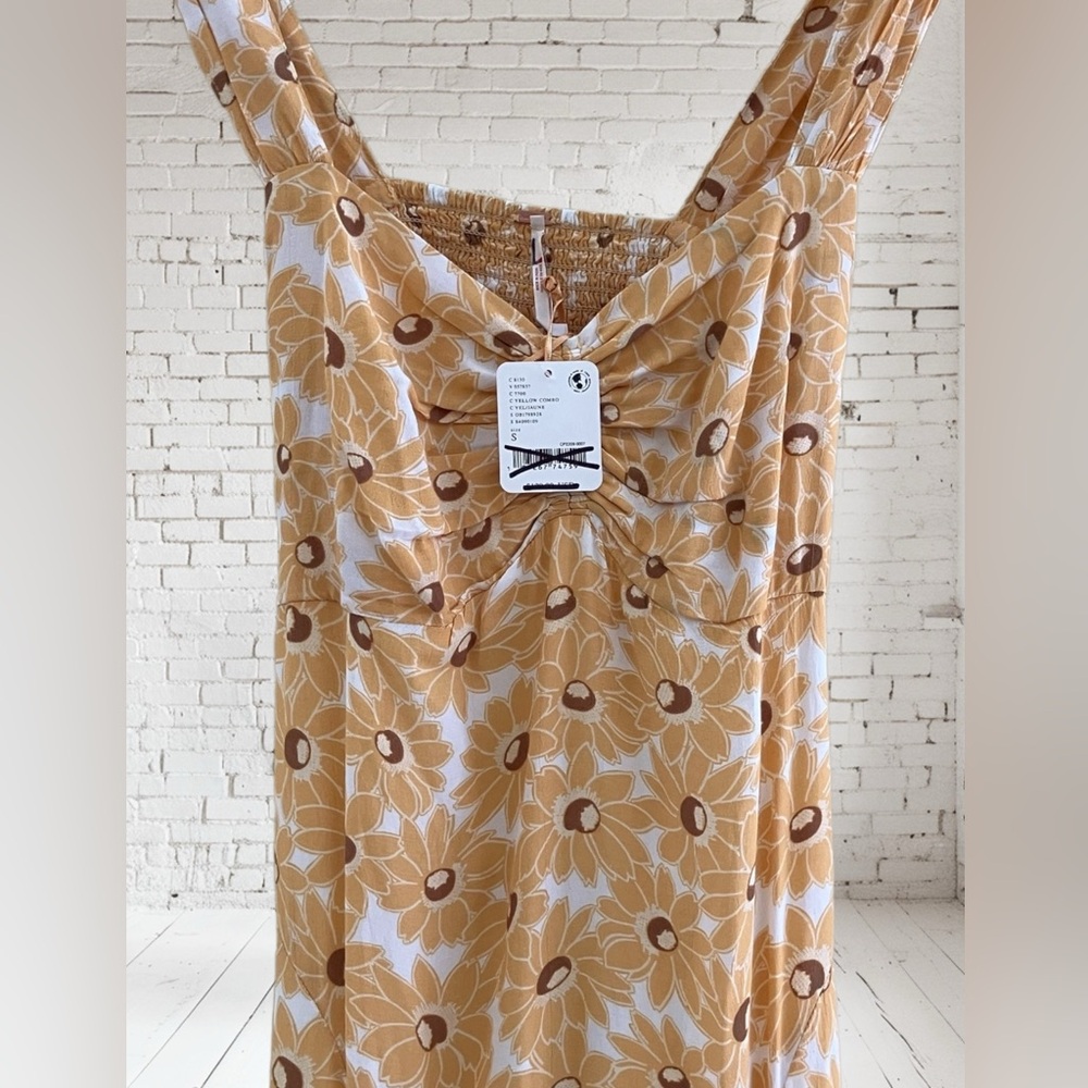 Free People Rosalie Midi Dress Sizes S New With Tags - Picture 6 of 8